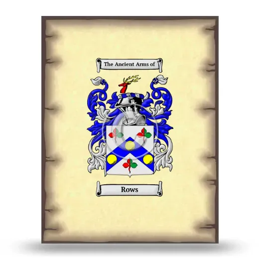 Rows Coat of Arms Print