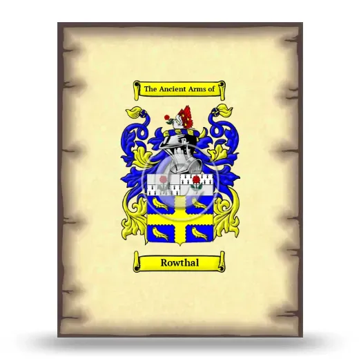 Rowthal Coat of Arms Print
