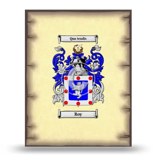 Roy Coat of Arms Print
