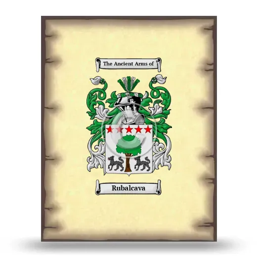Rubalcava Coat of Arms Print