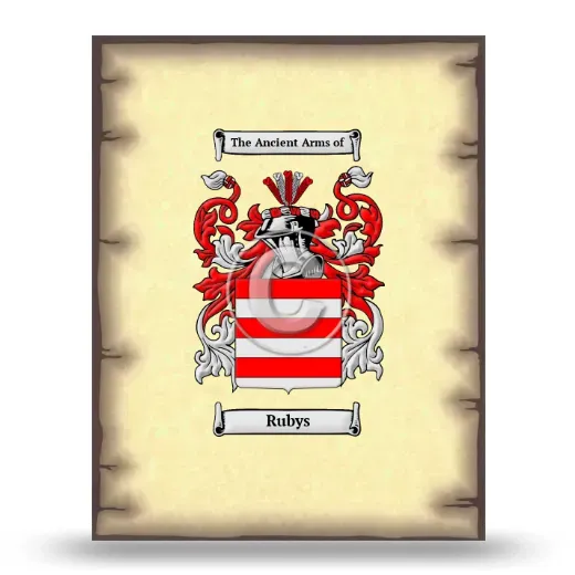Rubys Coat of Arms Print