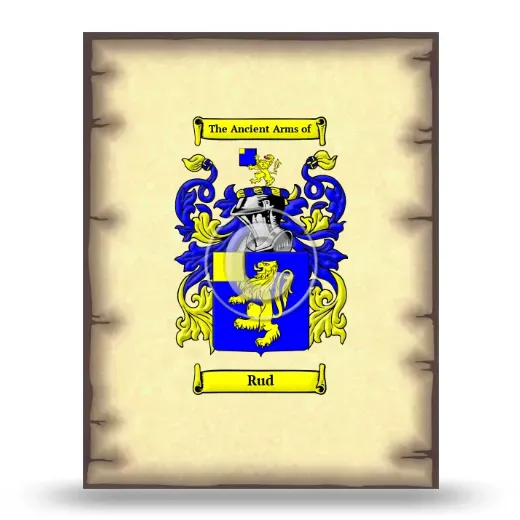Rud Coat of Arms Print