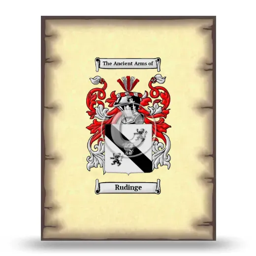 Rudinge Coat of Arms Print
