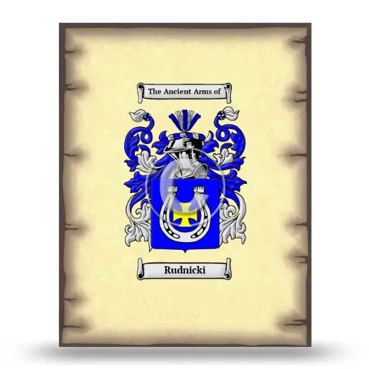 Rudnicki Coat of Arms Print