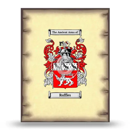 Ruffles Coat of Arms Print