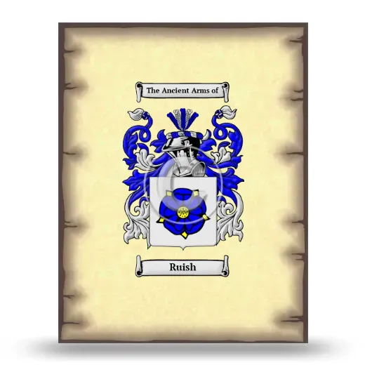 Ruish Coat of Arms Print