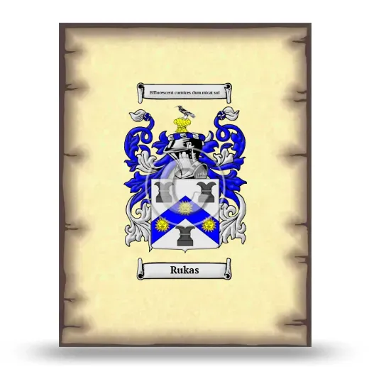 Rukas Coat of Arms Print