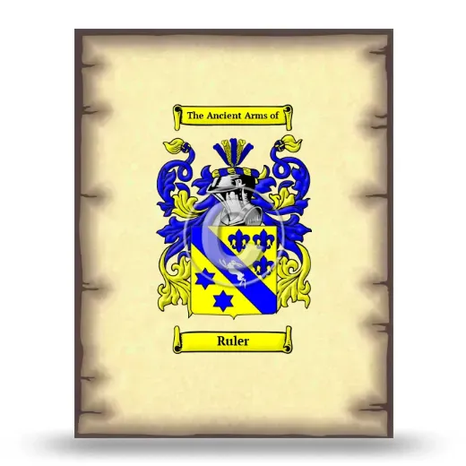 Ruler Coat of Arms Print