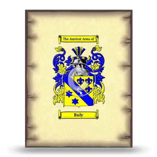 Ruly Coat of Arms Print