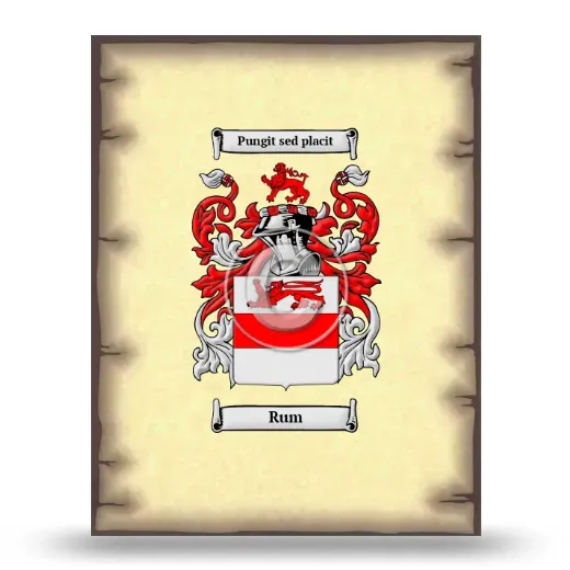 Rum Coat of Arms Print