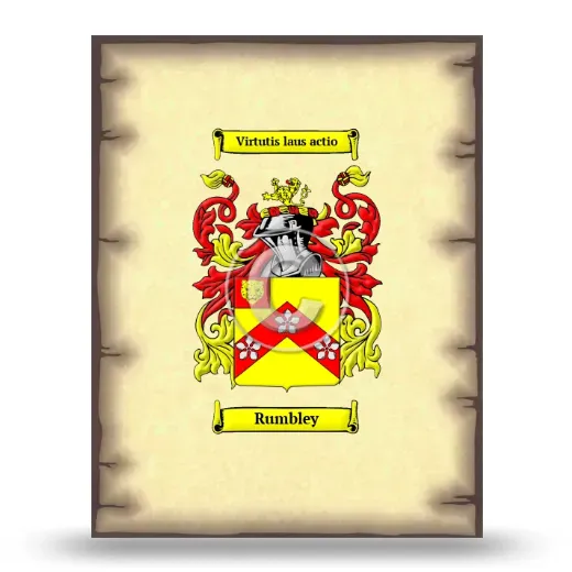 Rumbley Coat of Arms Print