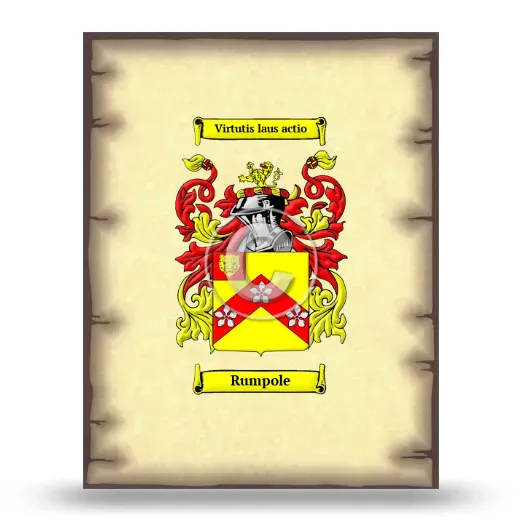 Rumpole Coat of Arms Print