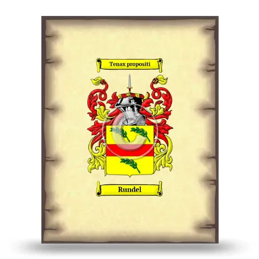 Rundel Coat of Arms Print