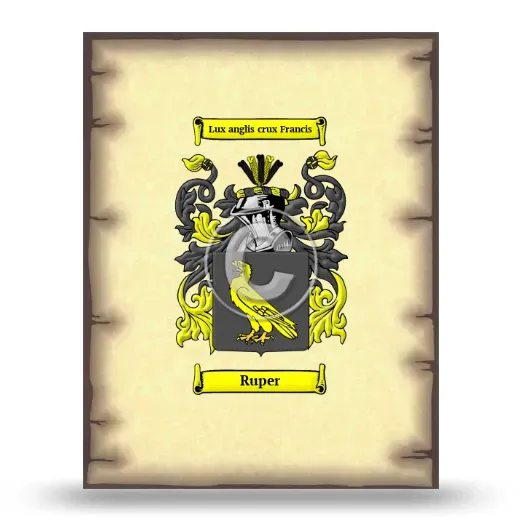 Ruper Coat of Arms Print