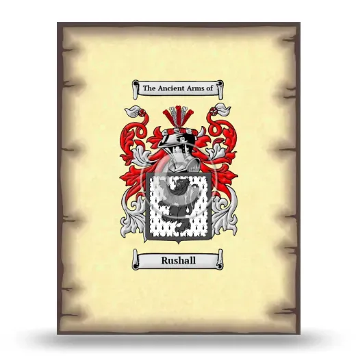 Rushall Coat of Arms Print