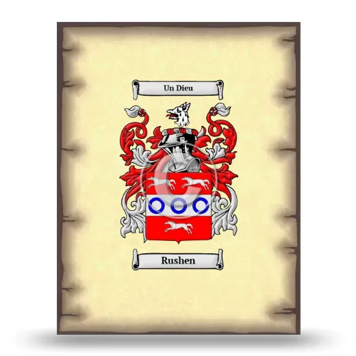 Rushen Coat of Arms Print