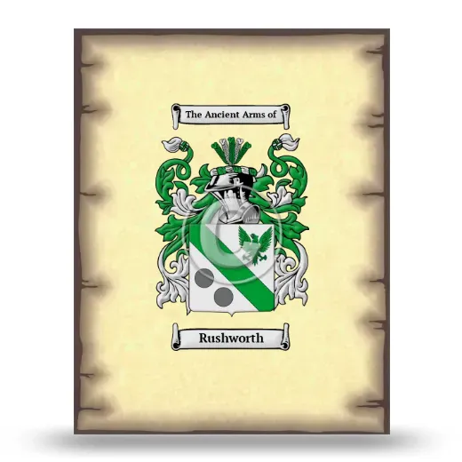Rushworth Coat of Arms Print