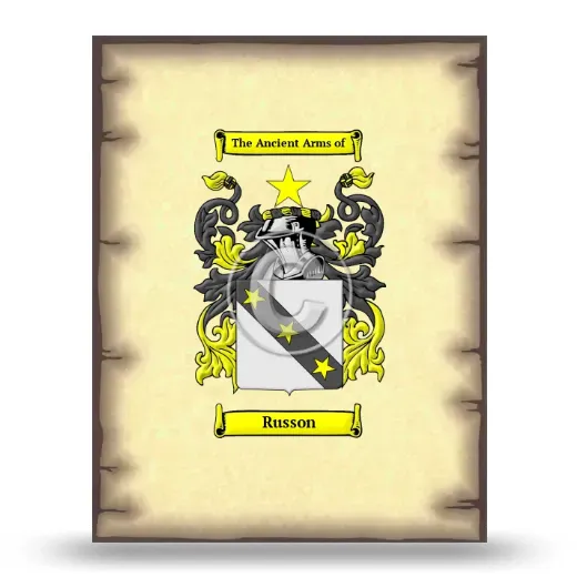 Russon Coat of Arms Print