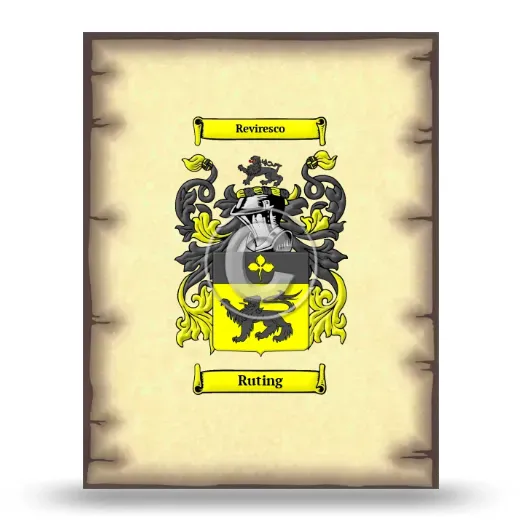 Ruting Coat of Arms Print