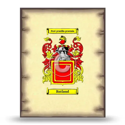 Rutland Coat of Arms Print
