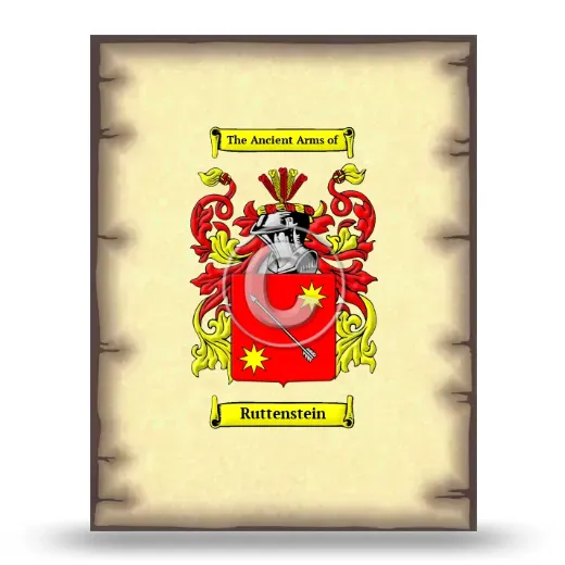 Ruttenstein Coat of Arms Print