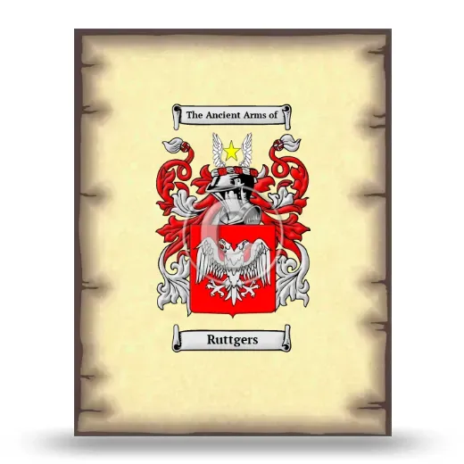 Ruttgers Coat of Arms Print