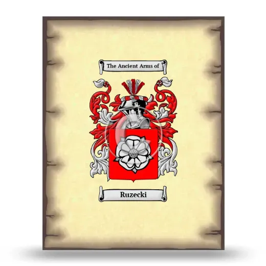Ruzecki Coat of Arms Print