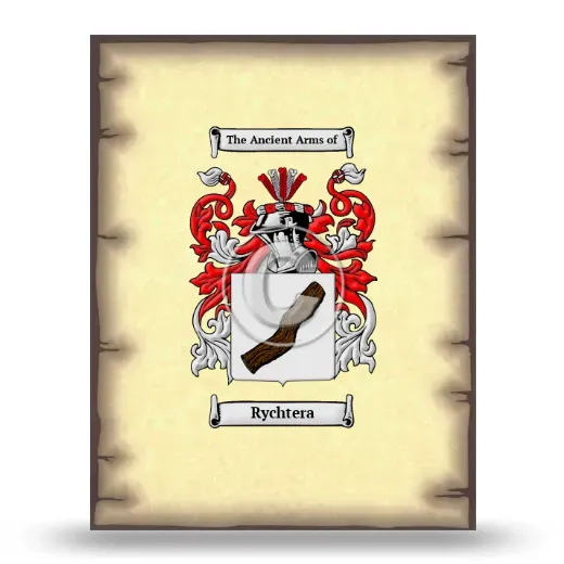 Rychtera Coat of Arms Print