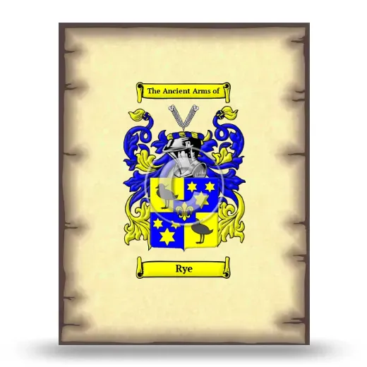 Rye Coat of Arms Print