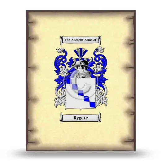 Rygate Coat of Arms Print