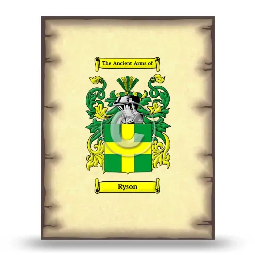 Ryson Coat of Arms Print