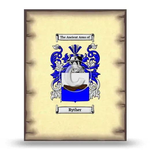 Ryther Coat of Arms Print