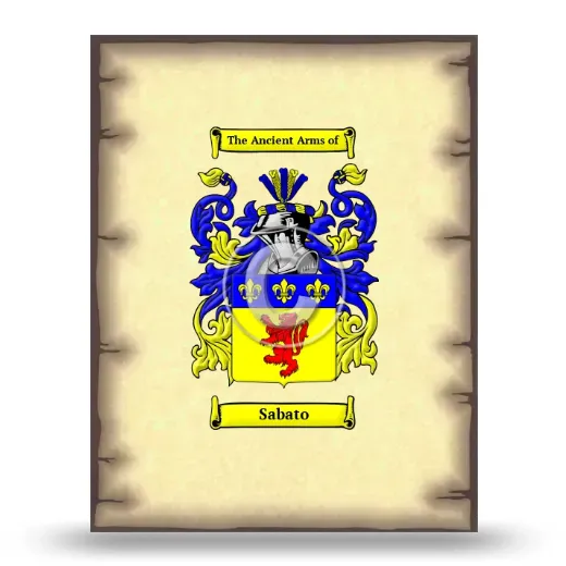 Sabato Coat of Arms Print