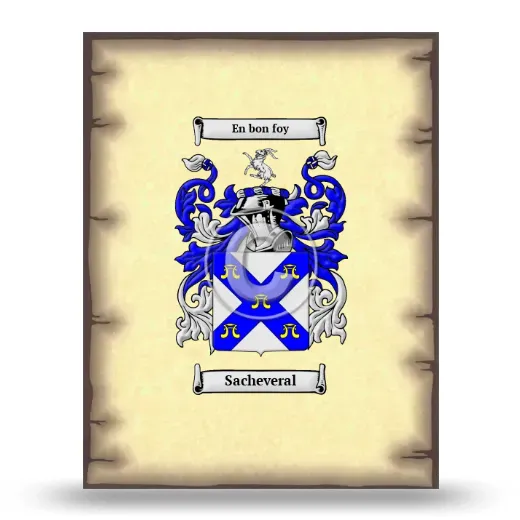 Sacheveral Coat of Arms Print