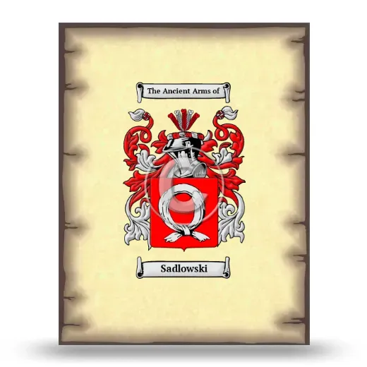 Sadlowski Coat of Arms Print