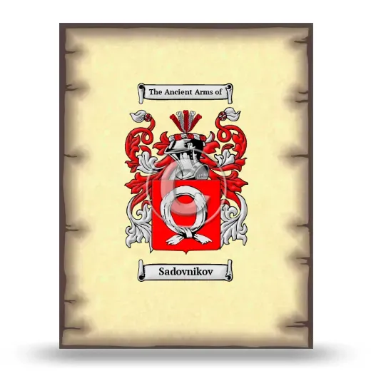 Sadovnikov Coat of Arms Print