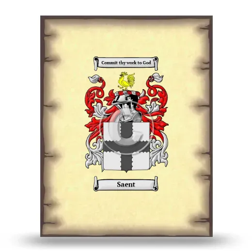 Saent Coat of Arms Print
