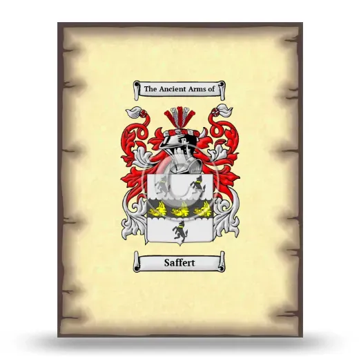 Saffert Coat of Arms Print