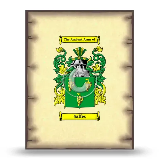 Saffes Coat of Arms Print