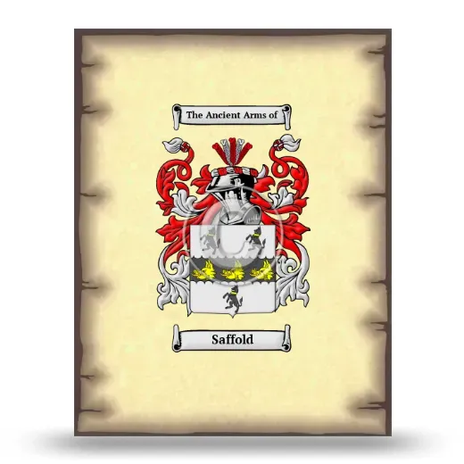 Saffold Coat of Arms Print
