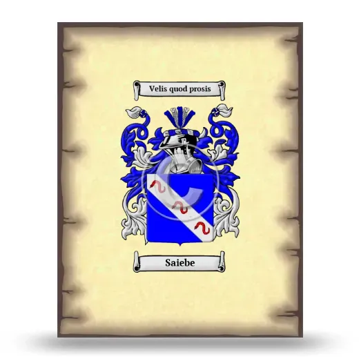 Saiebe Coat of Arms Print