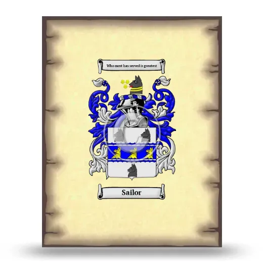 Sailor Coat of Arms Print