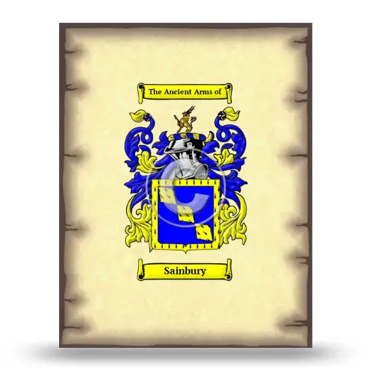 Sainbury Coat of Arms Print