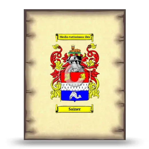 Sainer Coat of Arms Print