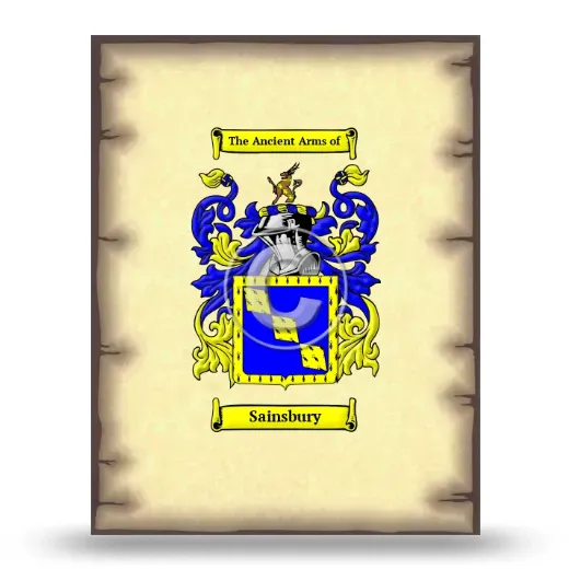 Sainsbury Coat of Arms Print