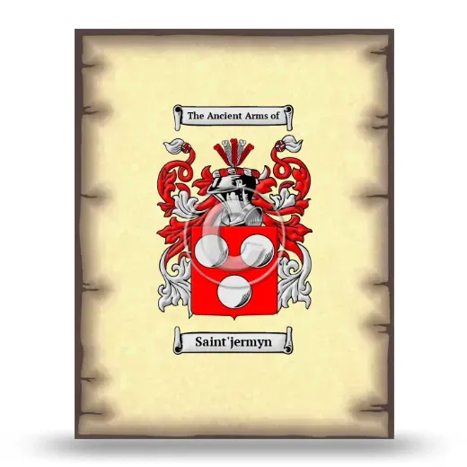 Saint'jermyn Coat of Arms Print