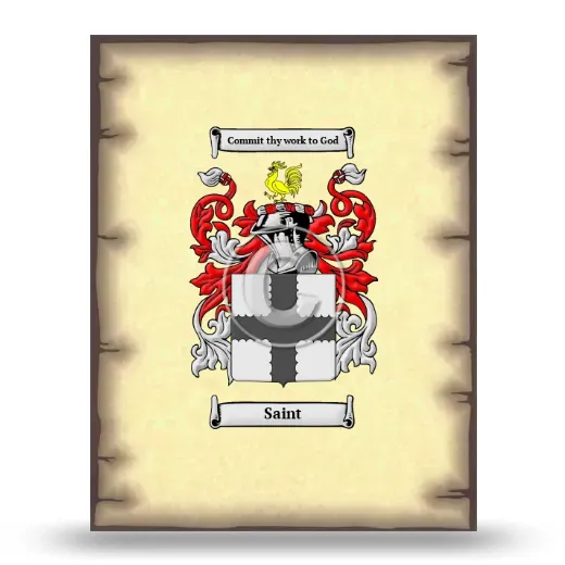 Saint Coat of Arms Print