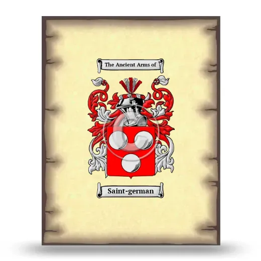 Saint-german Coat of Arms Print