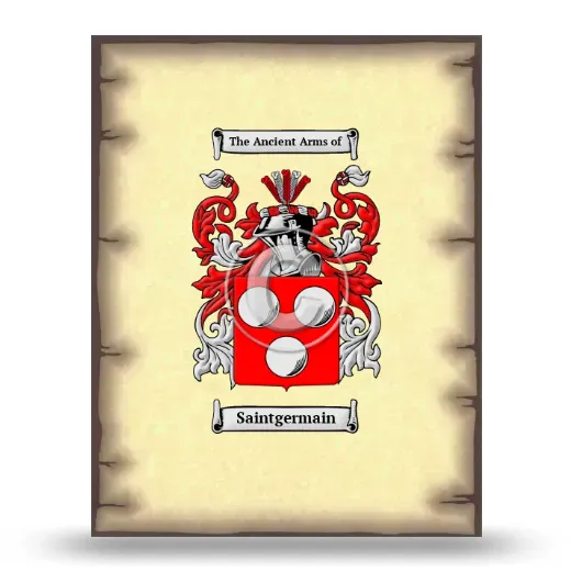 Saintgermain Coat of Arms Print