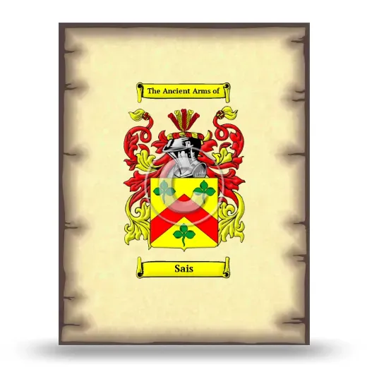 Sais Coat of Arms Print